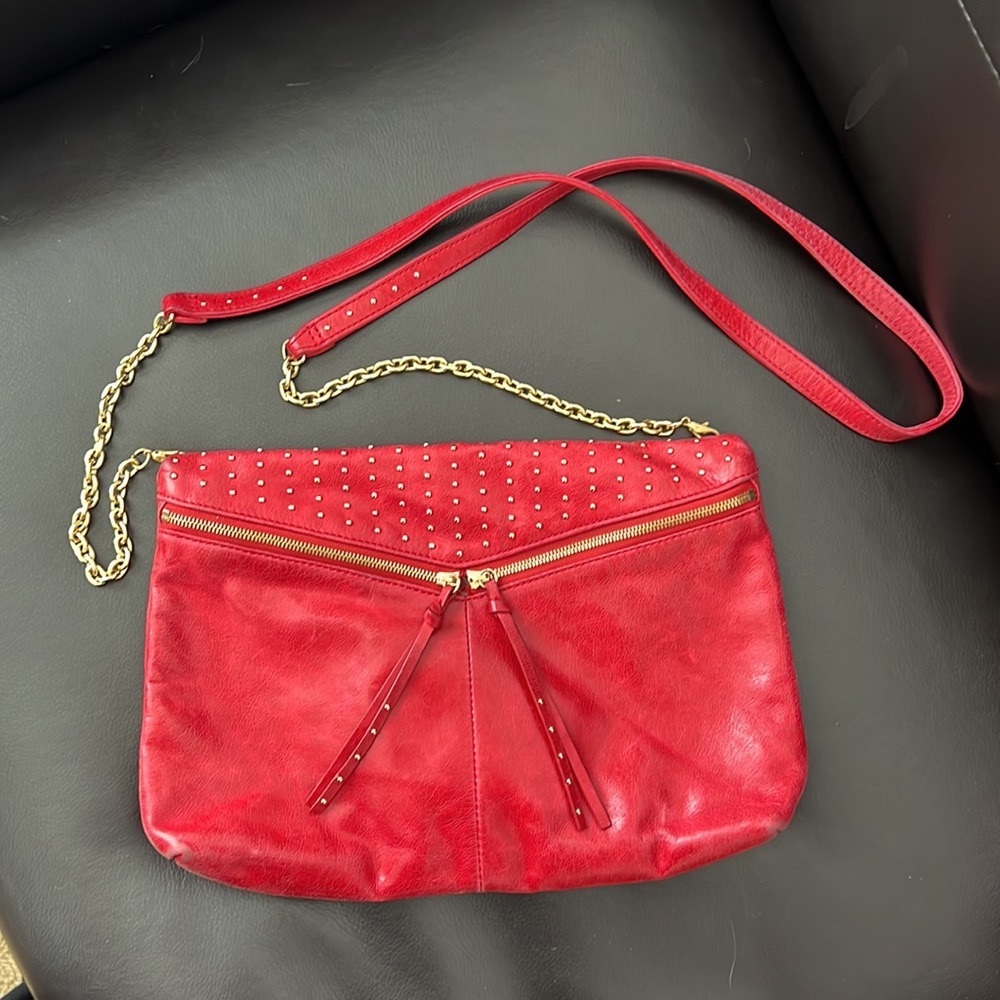 HOBO Vintage Red Crossbody Purse